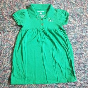 Creative Knitwear Green Clover Tshirt Dress